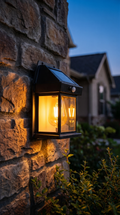Solar Wall Light — Weatherproof Lantern with Motion Sensor